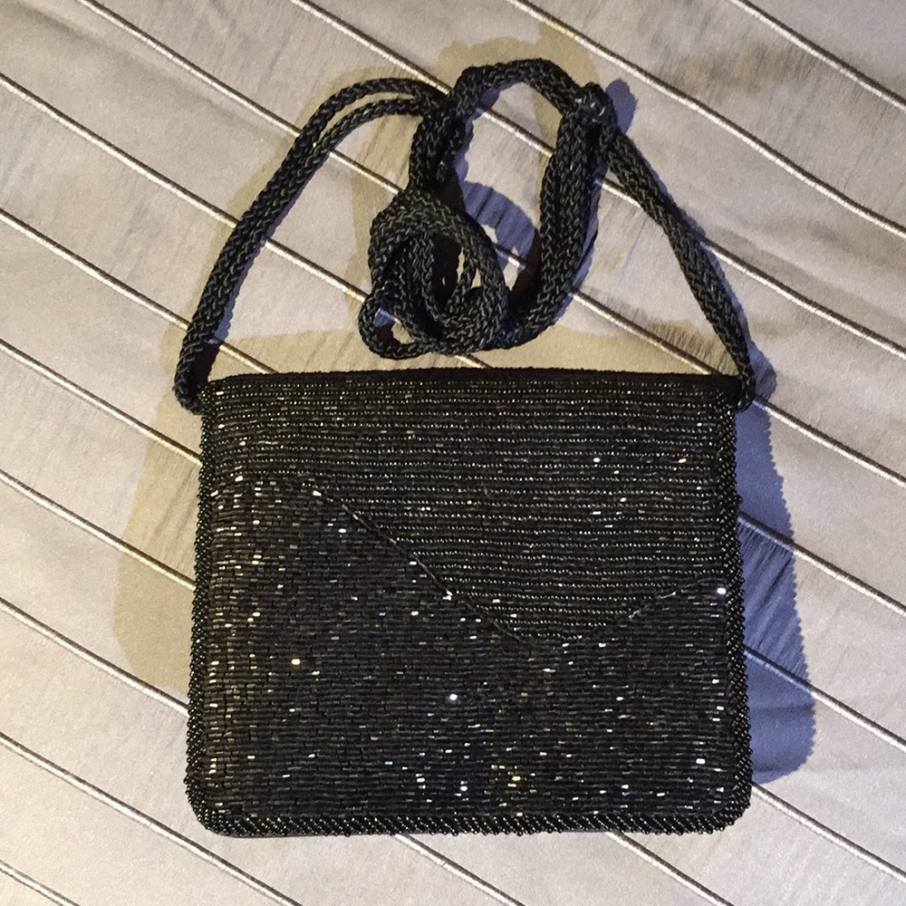 Diane Von Furstenberg black evening bag